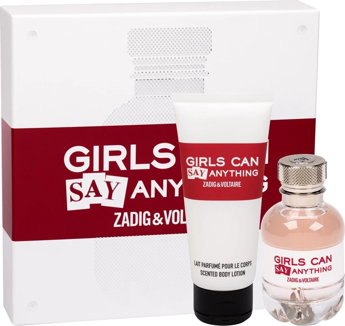 Zadig & Voltaire Girls Can Say Anything Giftset - 50 Ml Eau De Parfum Spray + 100 Ml Bodylotion - Geurengeschenkset