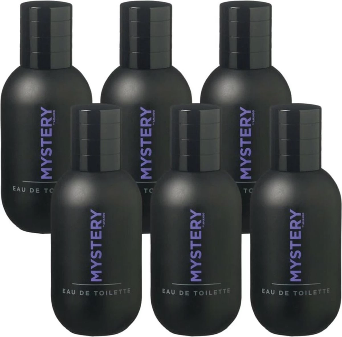 6x Amando Mystery Aftershave 100 Ml