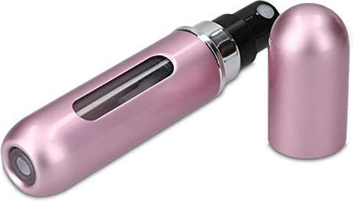 MaxedMore Navulbare Parfumverstuiver 5ml Rood/Licht Roze/ Oranje/Groen/ Blauw/ Grijs - 65 Keer Spraybare Parfum Verstuiver - Hervulbaar Tasverstuiver Voor Parfum - Meeneem Mini Geur Flesje Voor Op Reis - Lipstick Formaat Navulbaar Parfumflesje - Afbeelding 3