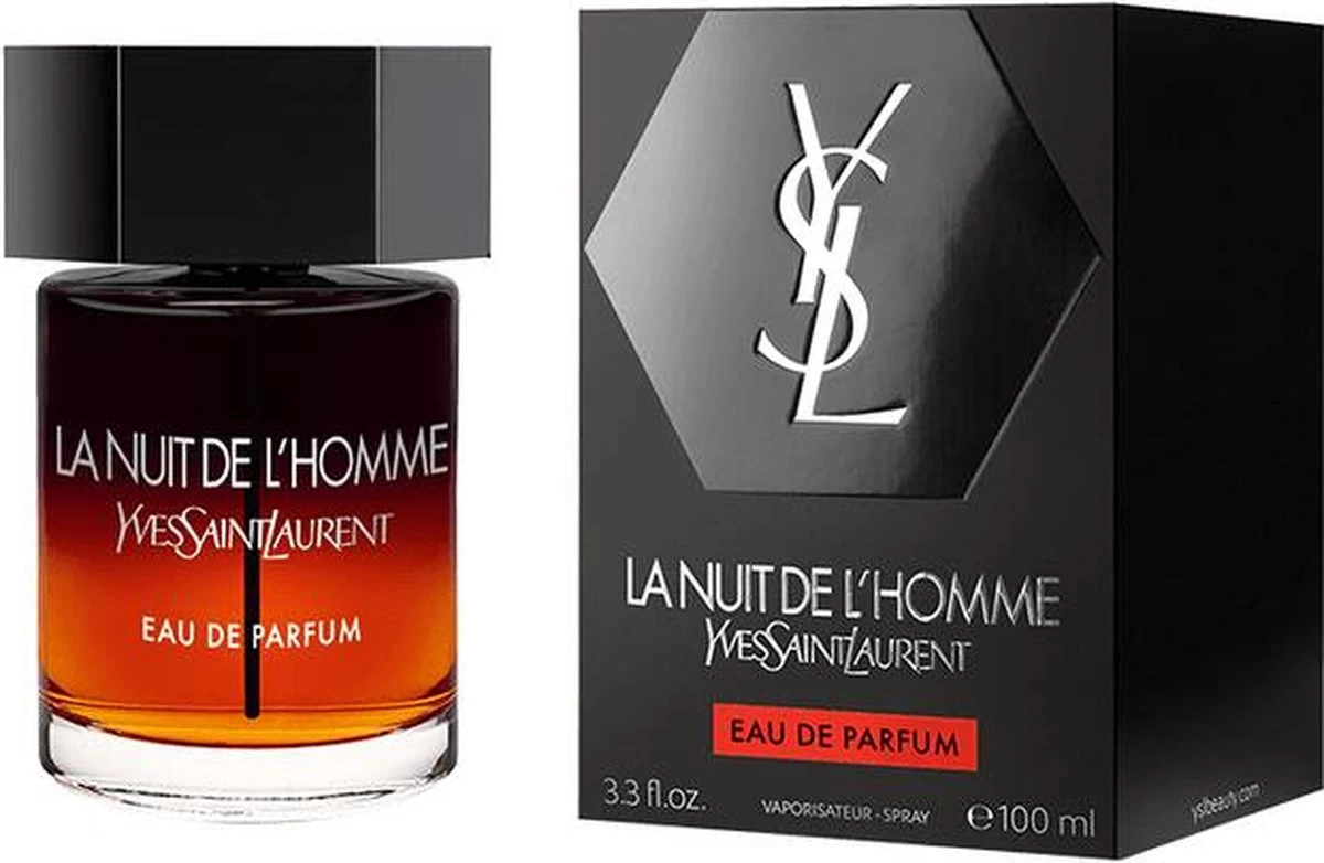 Yves Saint Laurent La Nuit De L'Homme 100 Ml - Eau De Parfum - Herenparfum - Afbeelding 3