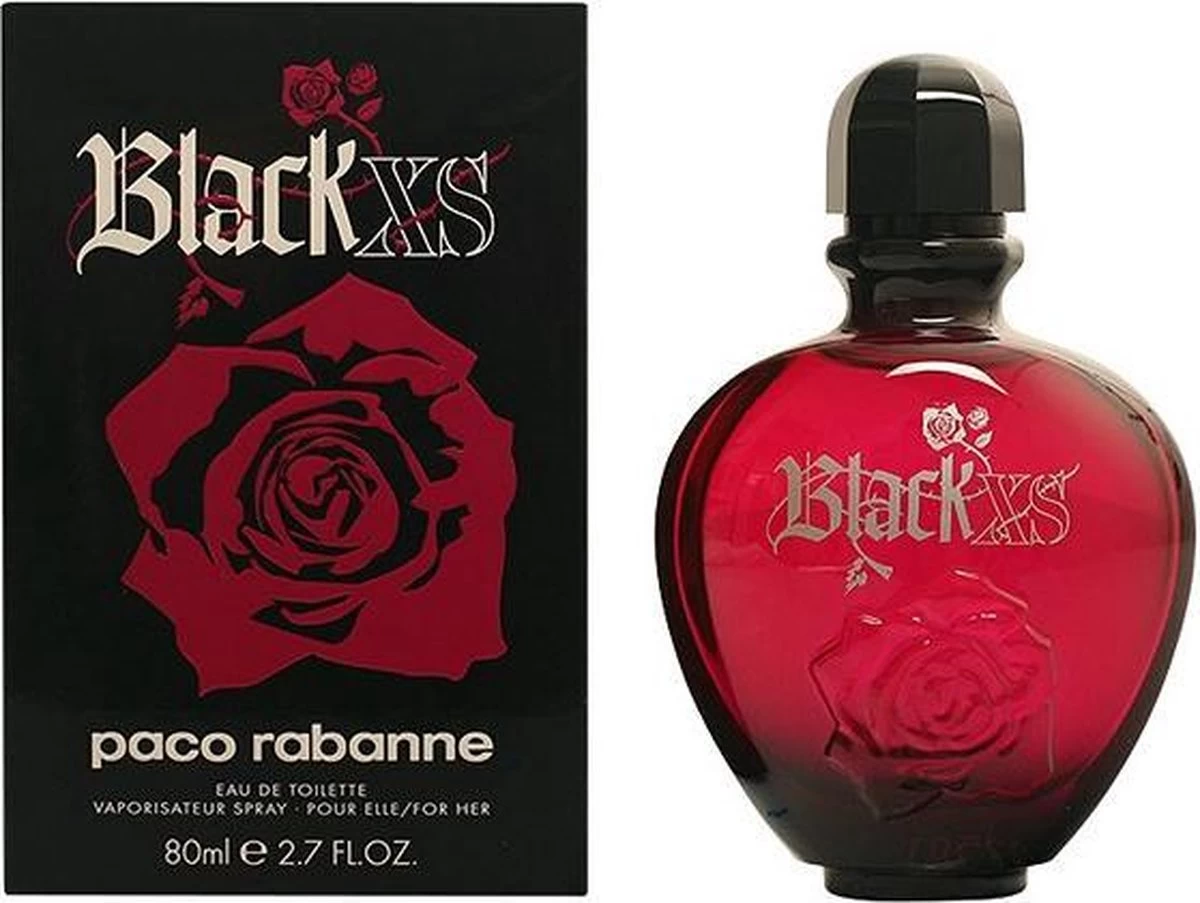 Paco Rabanne Black XS 80 Ml - Eau De Toilette - Damesparfum - Afbeelding 2