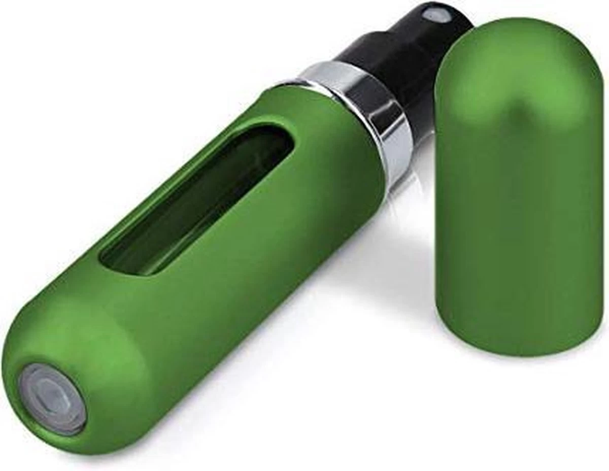 MaxedMore Navulbare Parfumverstuiver 5ml Rood/Licht Roze/ Oranje/Groen/ Blauw/ Grijs - 65 Keer Spraybare Parfum Verstuiver - Hervulbaar Tasverstuiver Voor Parfum - Meeneem Mini Geur Flesje Voor Op Reis - Lipstick Formaat Navulbaar Parfumflesje - Afbeelding 5