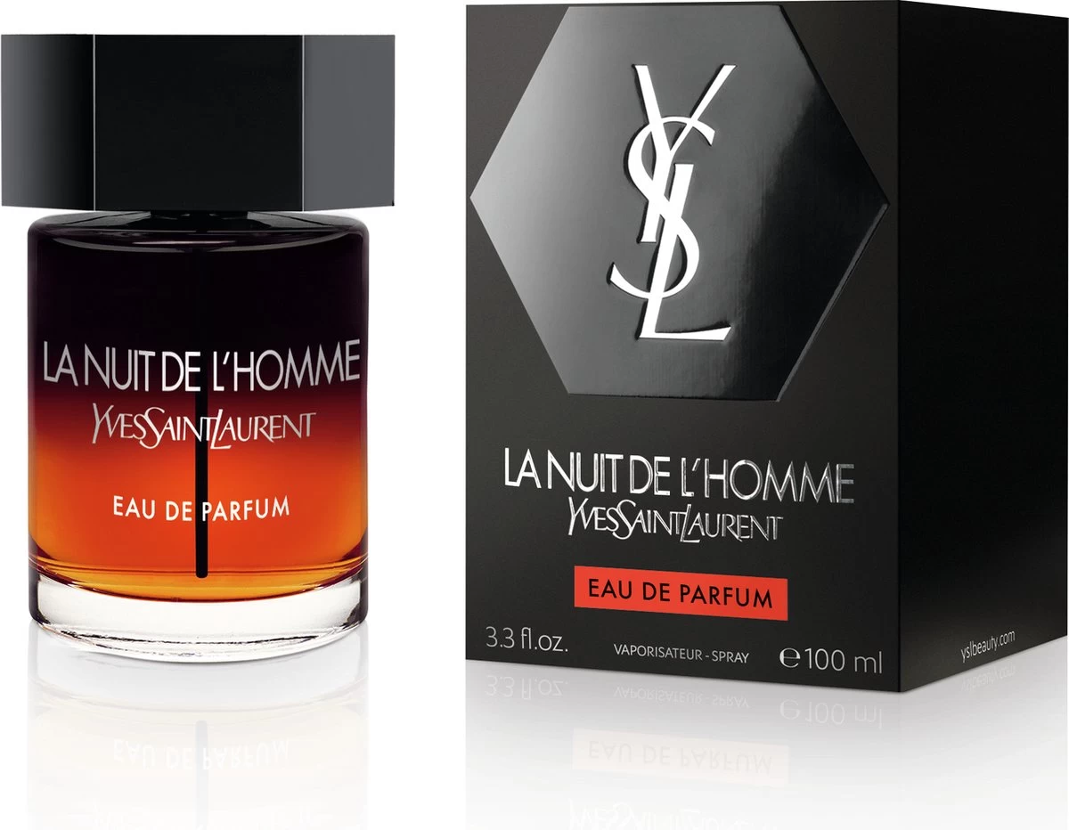 Yves Saint Laurent La Nuit De L'Homme 100 Ml - Eau De Parfum - Herenparfum - Afbeelding 4