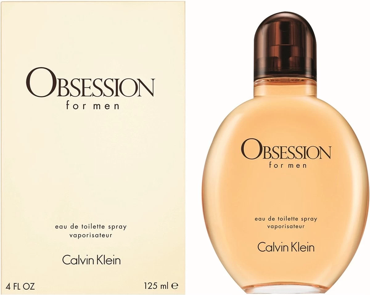 Calvin Klein Obsession 125 Ml - Eau De Toilette - Herenparfum - Afbeelding 2