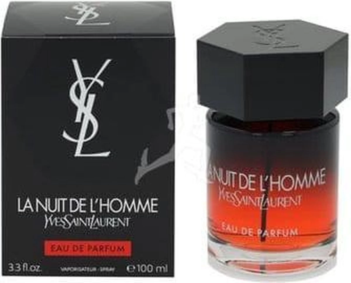 Yves Saint Laurent La Nuit De L'Homme 100 Ml - Eau De Parfum - Herenparfum - Afbeelding 17