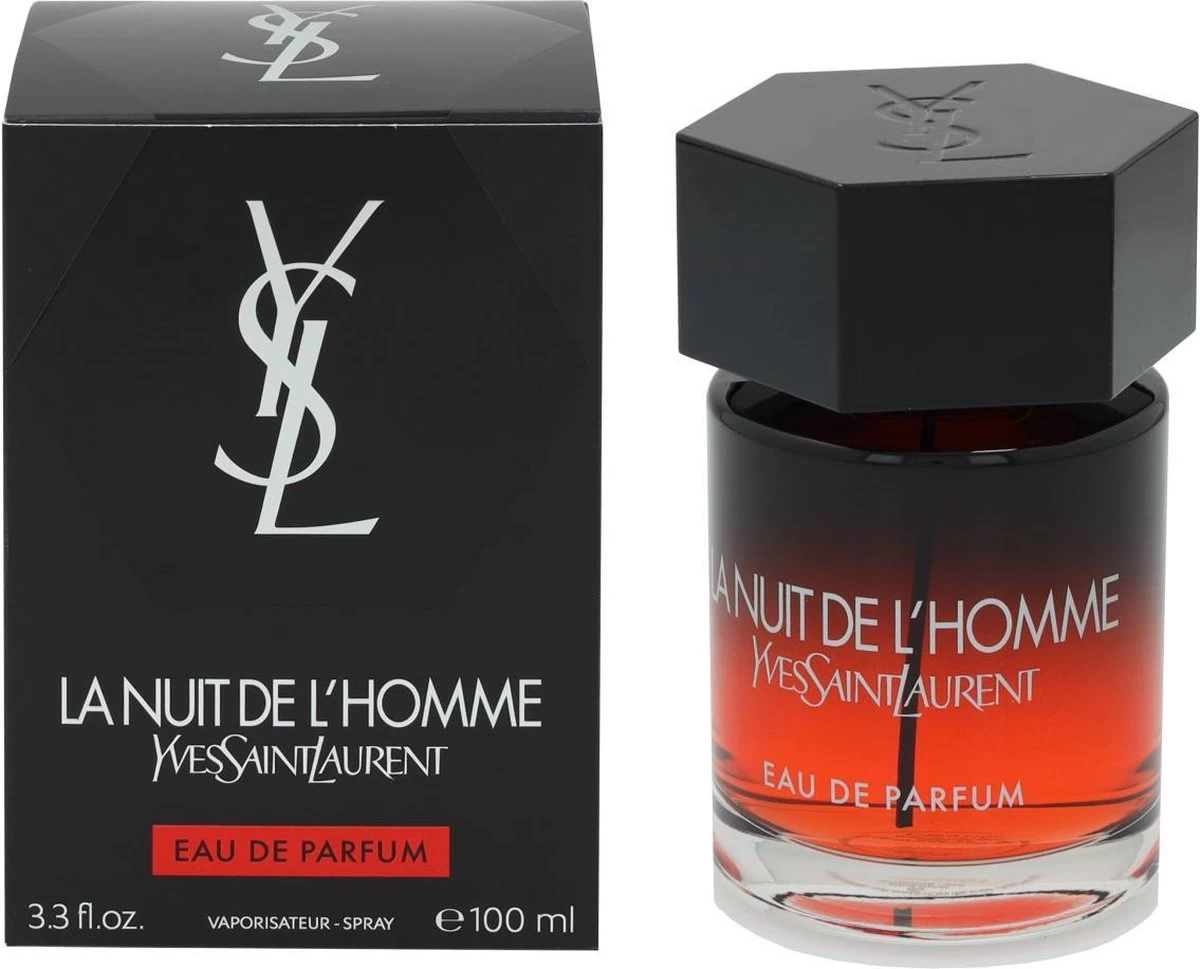 Yves Saint Laurent La Nuit De L'Homme 100 Ml - Eau De Parfum - Herenparfum - Afbeelding 5