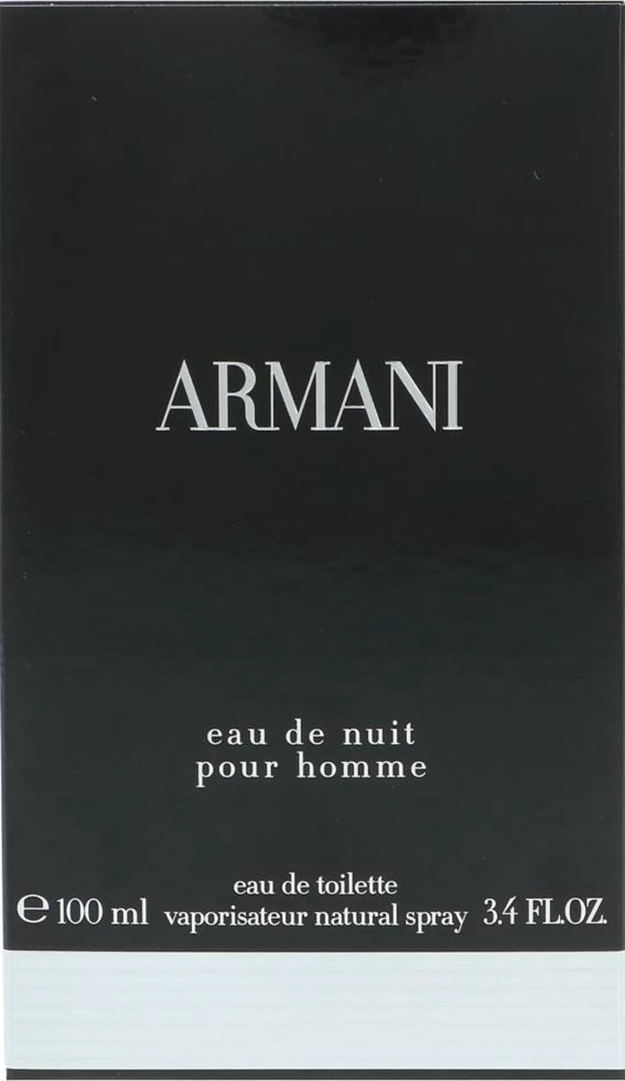 Giorgio Armani Eau De Nuit - 100ml - Eau De Toilette - Afbeelding 2