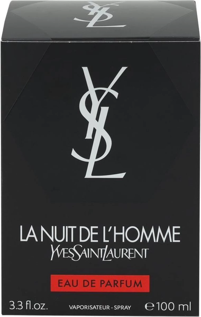 Yves Saint Laurent La Nuit De L'Homme 100 Ml - Eau De Parfum - Herenparfum - Afbeelding 6