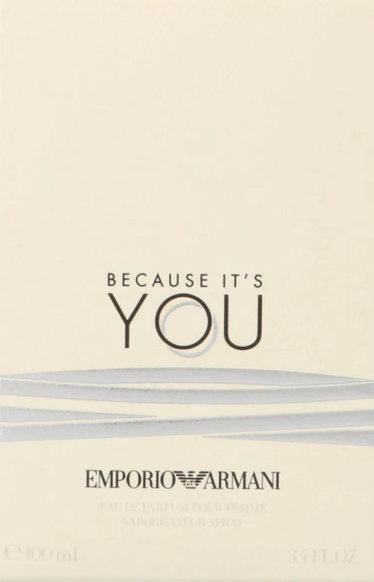 Emporio Armani Because It's You 100 Ml - Eau De Parfum - Damesparfum - Afbeelding 4