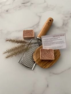 2 Amberblokjes - Geurblokjes - Incl - Schaaltje - Rasp - Organza Zakjes - Geschenkset Vrouwen