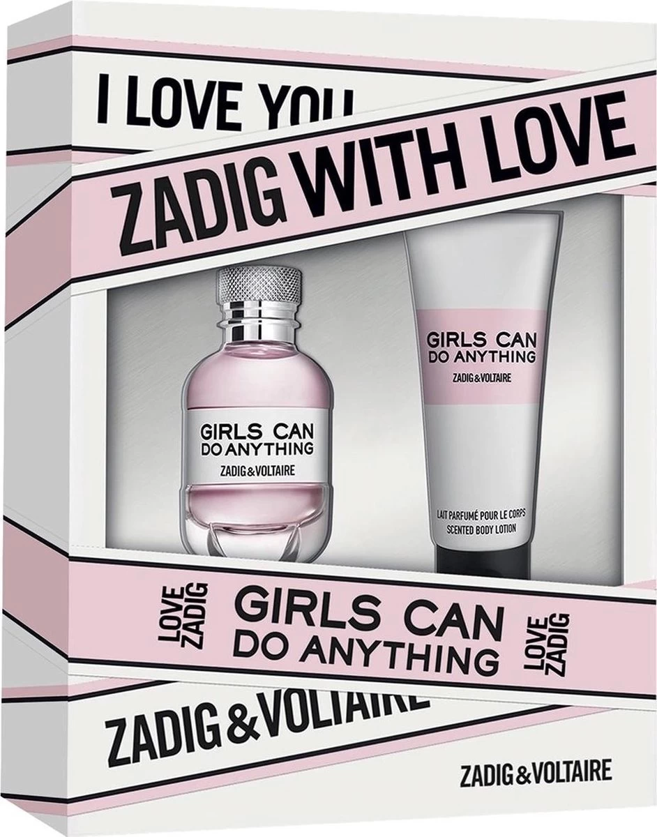 Zadig & Voltaire Girls Can Do Anything Giftset - 30 Ml Eau De Parfum + 75 Ml Bodylotion - Geurengeschenkset