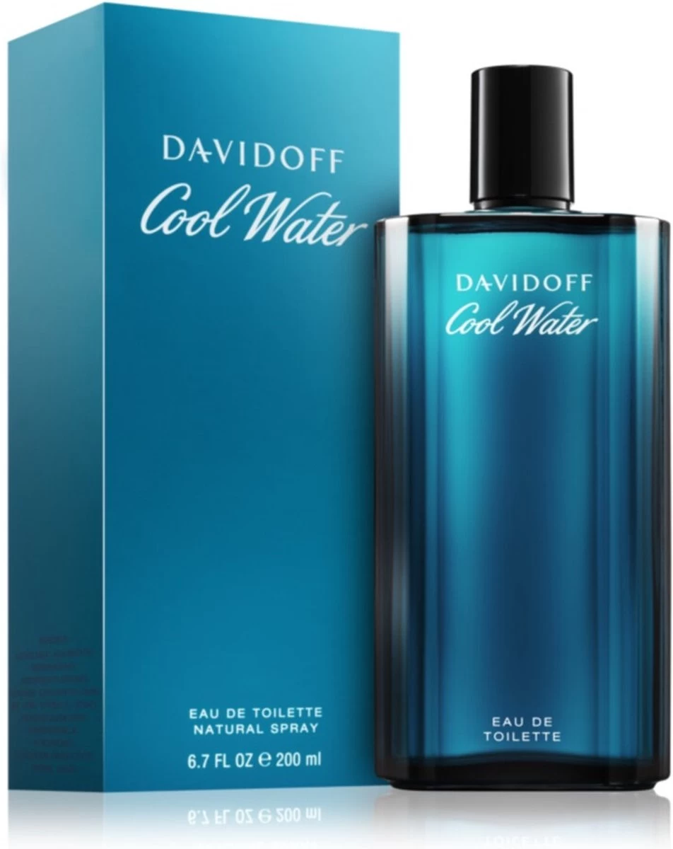 Davidoff Cool Water 200 Ml - Eau De Toilette - Herenparfum - Afbeelding 2